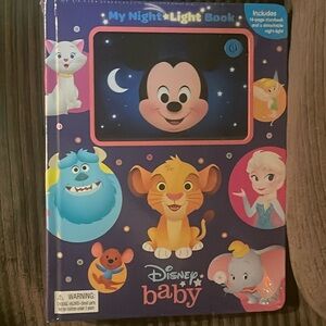 NWOT DISNEY NIGHT LIGHT BOOK